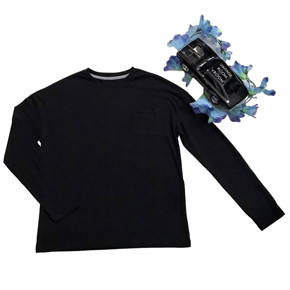 Thereabouts NWOT Black Long Sleeves Shirt Boys L (14/16) Husky